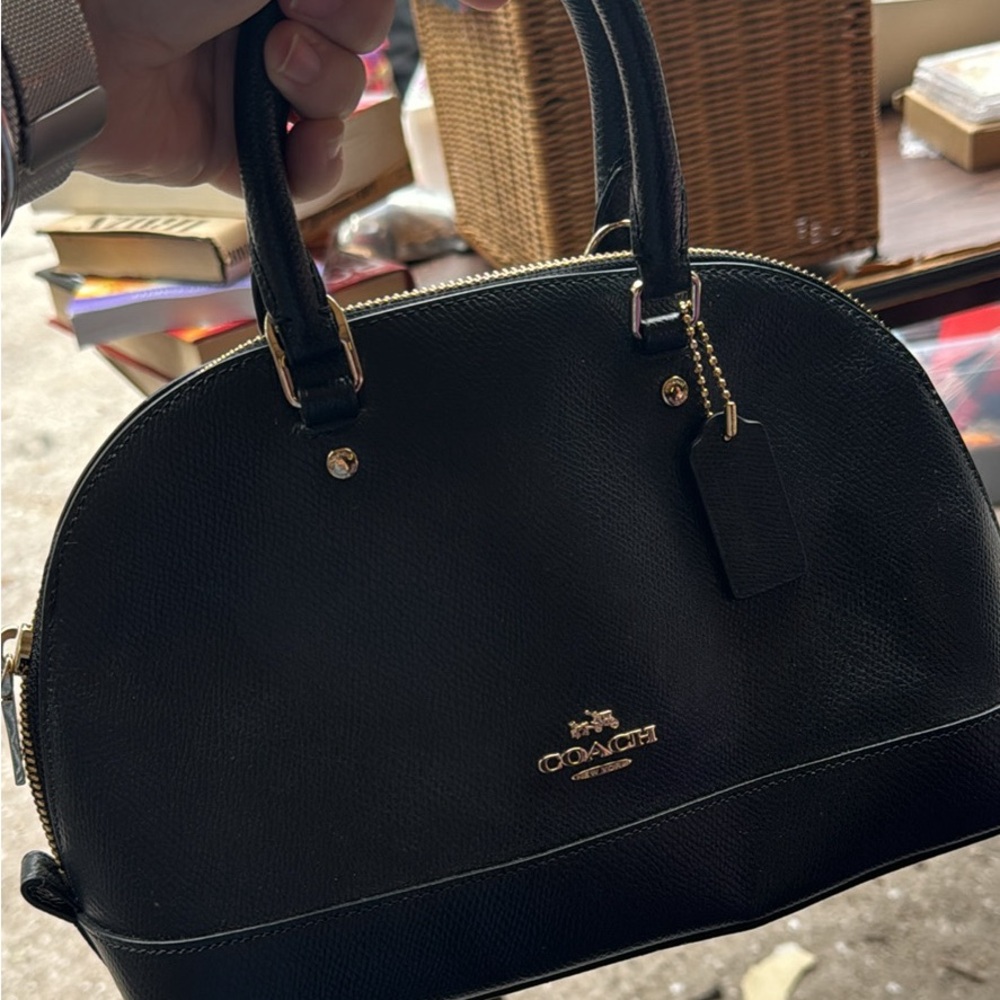 Authentic black Coach purse
